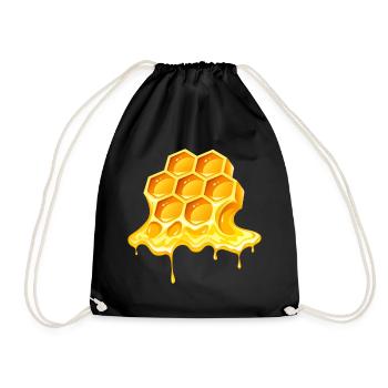 miel, apiculteur, apicultrice, abeilles - Sac de sport léger - noir - Devant