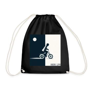 La vie à vélo - Sac de sport léger - noir - Devant