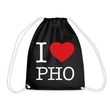 J’ADORE PHO - Sac de sport léger - noir - Devant