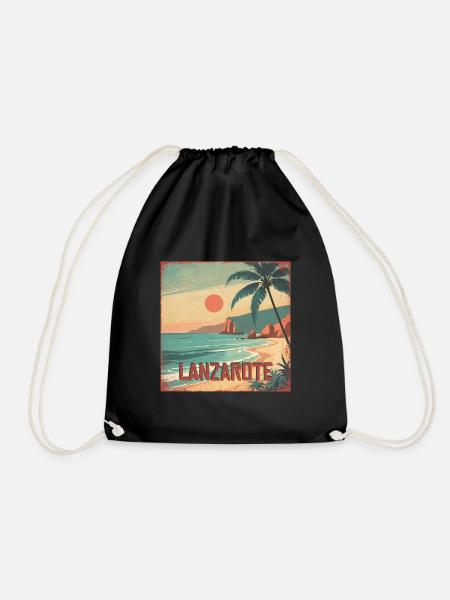 Lanzarote - Turnbeutel - Schwarz