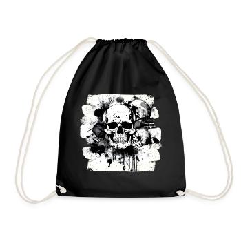 Totenkopf Trash Polka Heavy Metal - Sac de sport léger - noir - Devant
