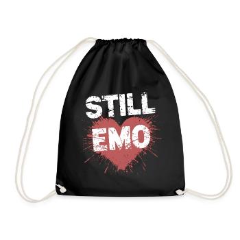 Still Emo! Emo Goth Alternative - Drawstring Bag - black - Front