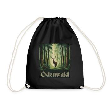 Odenwald - Turnbeutel - Schwarz - Vorne