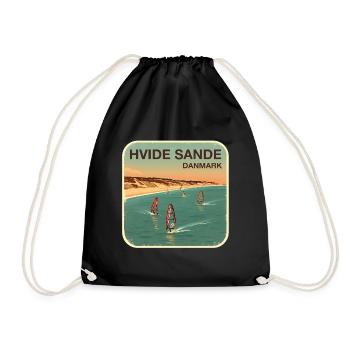 Hvide Sande alternativ Dänemark - Turnbeutel - Schwarz - Vorne
