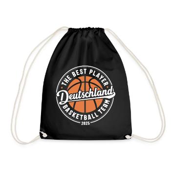 Allemagne Champion de basket-ball Design - Sac de sport léger - noir - Devant