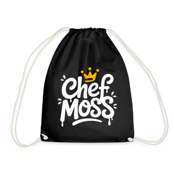 Logo de la couronne Chef Moss - Sac de sport léger - noir - Devant