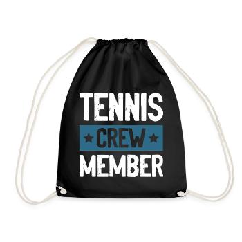 Équipe de tennis - Sac de sport léger - noir - Devant