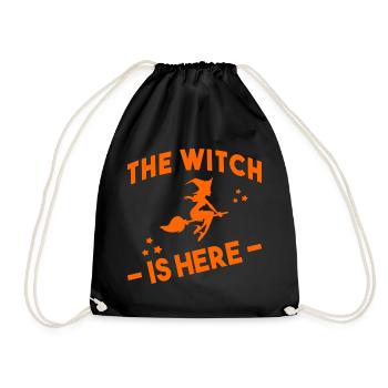 Halloween Witch - Turnbeutel - Schwarz - Vorne