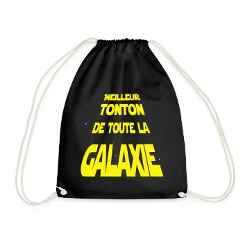 Meilleur Tonton de la galaxie - Sac de sport léger - noir - Devant