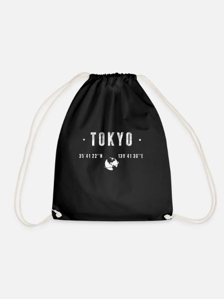 Tokyo - Turnbeutel - Schwarz
