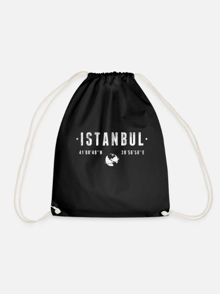 Istanbul - Turnbeutel - Schwarz