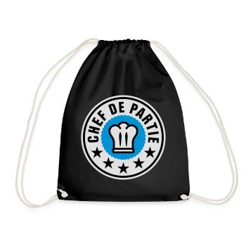 Chef de Partie - Turnbeutel - Schwarz - Vorne