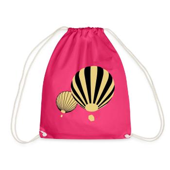 Ballons - Turnbeutel - Fuchsia - Vorne