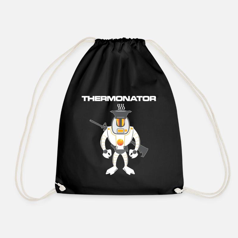 Idée cadeau Thermonator Terminator - Sac de sport léger - noir