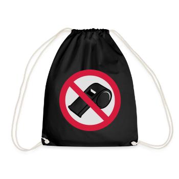Anti Schiri - Turnbeutel - Schwarz - Vorne