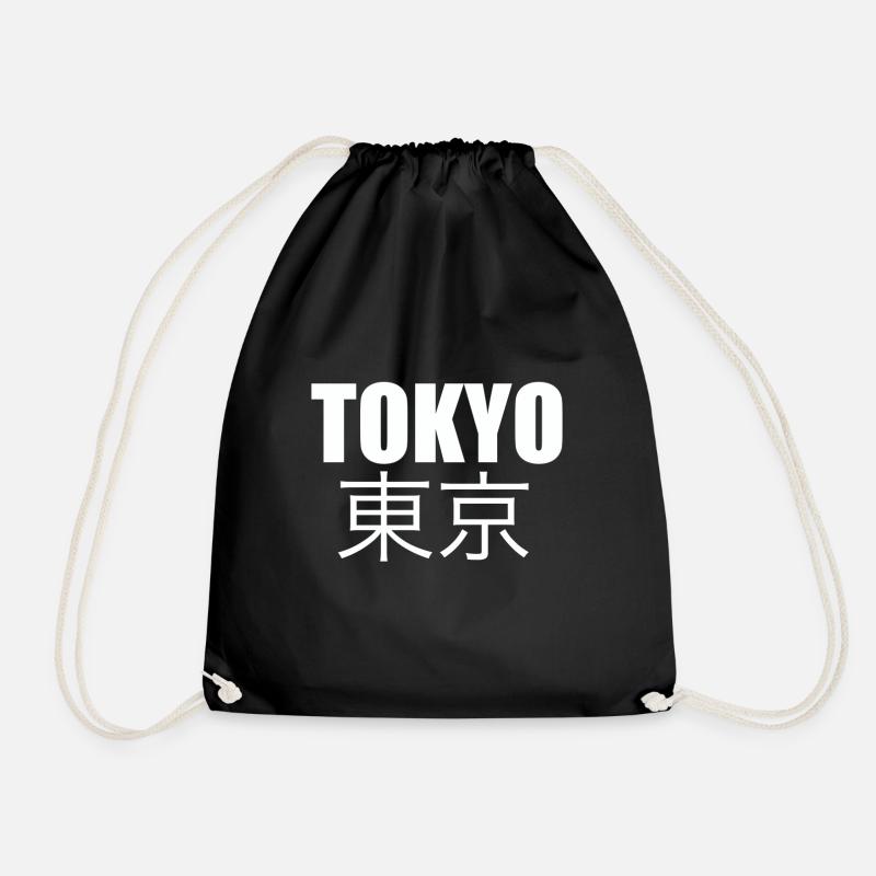 Tokio - Turnbeutel - Schwarz