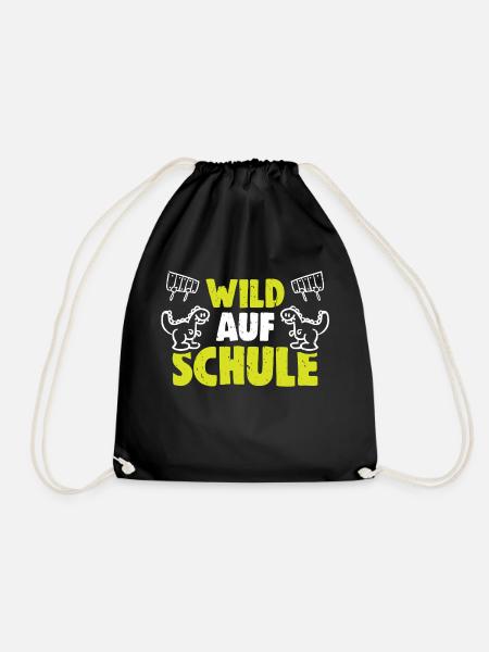 Kita Abgänger Schulkind Einschulung Kindergarten - Turnbeutel - Schwarz
