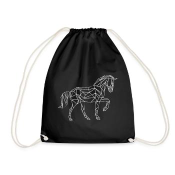 Cheval - Sac de sport léger - noir - Devant