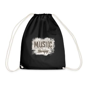 Musik - Turnbeutel - Schwarz - Vorne