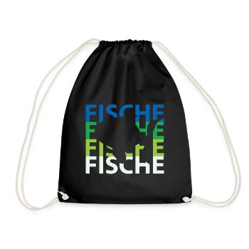 Poisson poisson - Sac de sport léger - noir - Devant