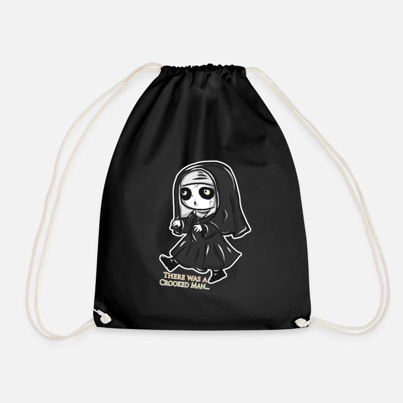 Valac Nonne Halloween Geschenk - Turnbeutel - Schwarz