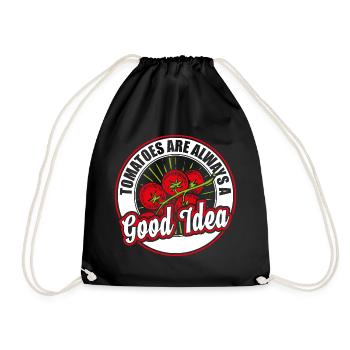 Tomates - Sac de sport léger - noir - Devant