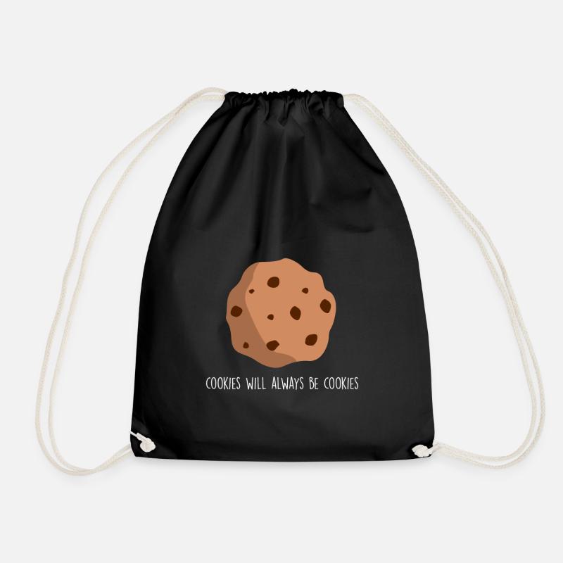 cookies will always be cookies - Turnbeutel - Schwarz