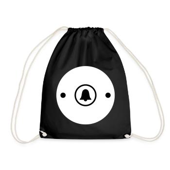 Frontdoor bell - Drawstring Bag - black - Front
