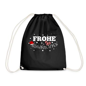 Joyeux noel - Sac de sport léger - noir - Devant