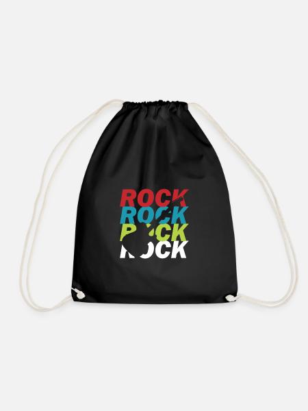 Rock and Roll - Turnbeutel - Schwarz
