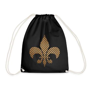 gold royal symbol - Sac de sport léger - noir - Devant