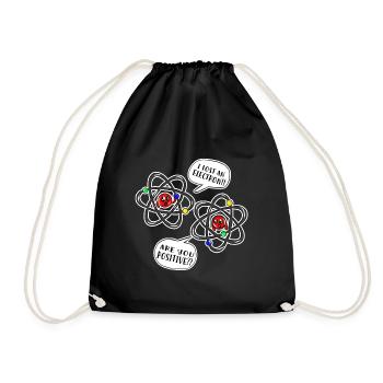science - Drawstring Bag - black - Front