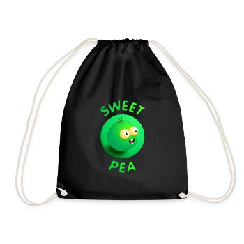 Sweet Pea - Turnbeutel - Schwarz - Vorne
