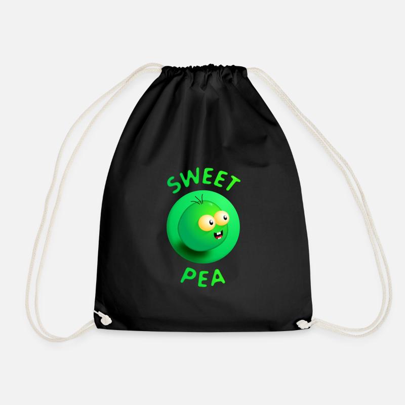 Sweet Pea - Turnbeutel - Schwarz