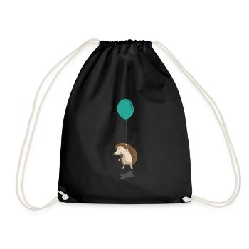 Hérisson volant - Sac de sport léger - noir - Devant