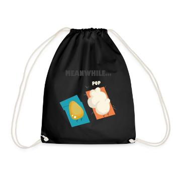 pop-corn - Sac de sport léger - noir - Devant