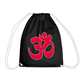 Hinduismus Heiliges Symbol Schwarzes Geschenk - Turnbeutel - Schwarz - Vorne