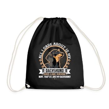 Teckel Teckel Teckel Teckel Cadeau - Sac de sport léger - noir - Devant