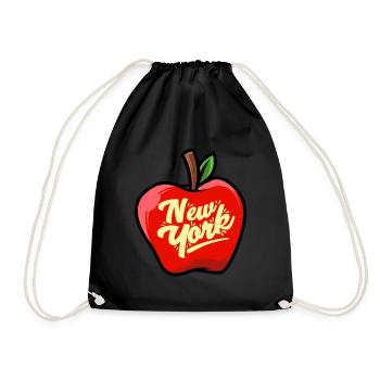 New York Big Apple Symbole Cadeau Cooles - Sac de sport léger - noir - Devant