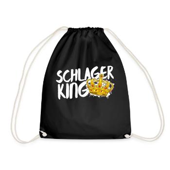 Schlager King Schlager King Folk Music Statement - Drawstring Bag - black - Front