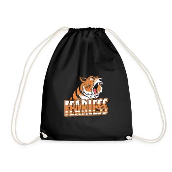 tigre - Sac de sport léger - noir - Devant