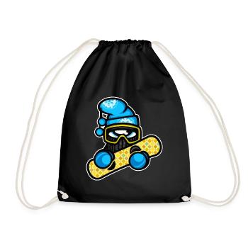 snowboard de sports d'hiver - Sac de sport léger - noir - Devant