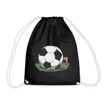 Idée cadeau football - Sac de sport léger - noir - Devant