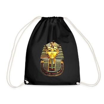 Pharaoh Golden King Does Egyptian Gift - Drawstring Bag - black - Front