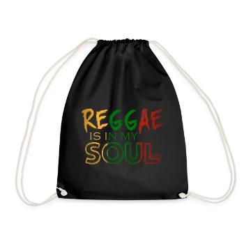 Reggae soul in bright colors - Drawstring Bag - black - Front