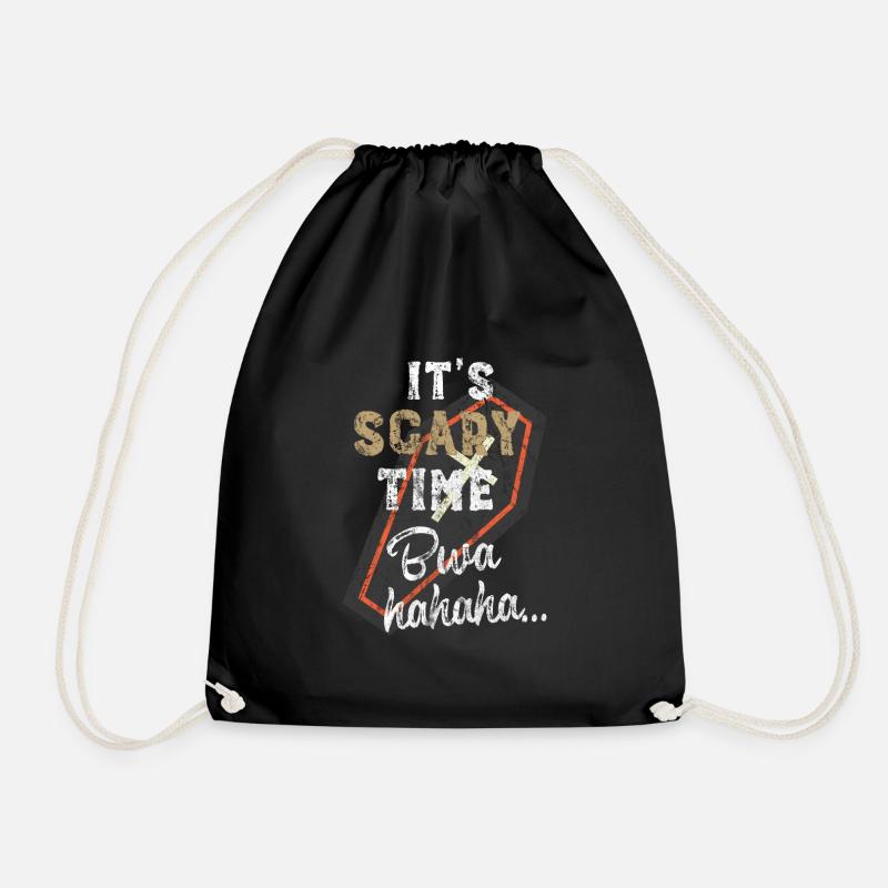 Halloween - Drawstring Bag - black