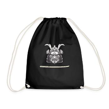 samurai katana - Sac de sport léger - noir - Devant