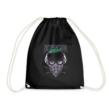 Neurofunk Soldier - Drawstring Bag - black - Front