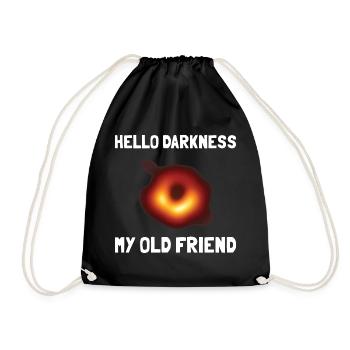 Black Hole Universe Darkness - Drawstring Bag - black - Front