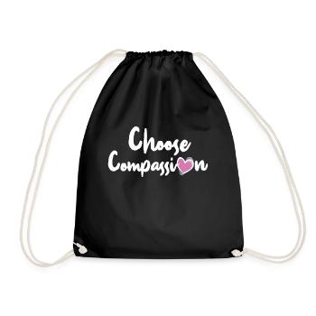 Compassion Éthique Motivation Cadeau cool - Sac de sport léger - noir - Devant